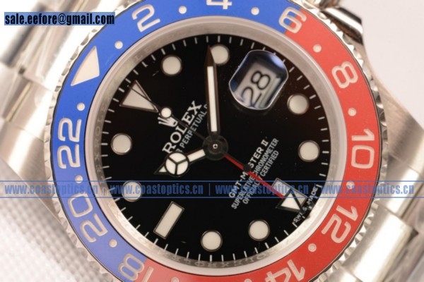 1:1 Replica Rolex GMT-Master II Watch Steel 16710