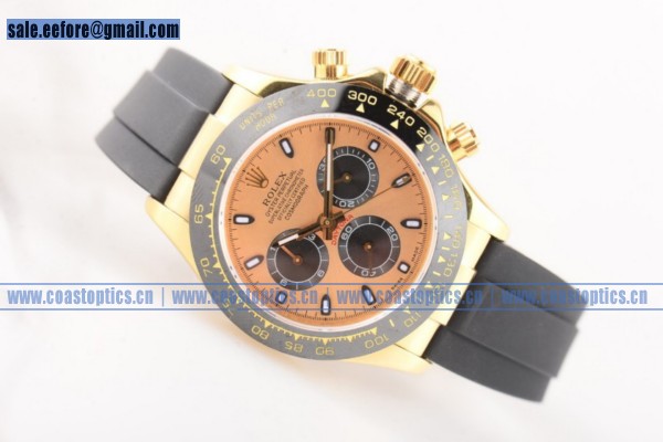 1:1 Replica Rolex Daytona Watch Yellow Gold 116515 LNrgs (BP)