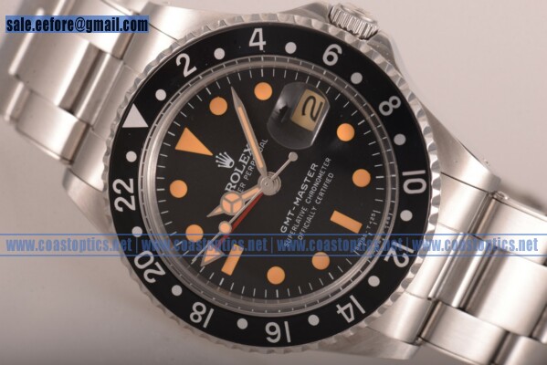 Replica Rolex GMT Master Vintage Watch Steel 116730BO