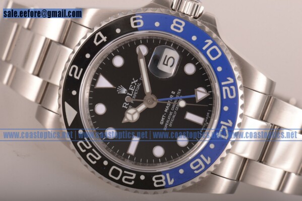 Replica Rolex GMT-Master II Watch Steel 116710BLNR