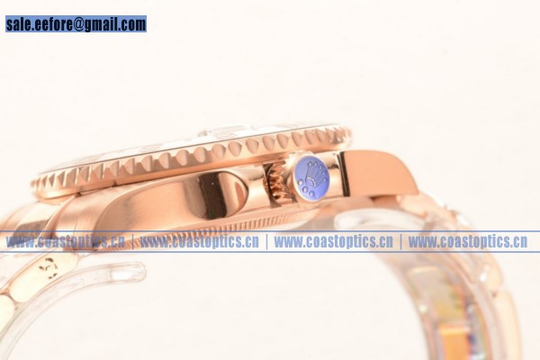 Best Replica Rolex GMT-Master II Watch Rose Gold 126715 CHNRR - Click Image to Close
