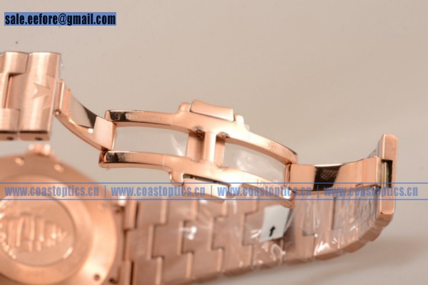 1:1 Clone Vacheron Constantin Overseas Watch Rose Gold 4500V/000R-B130R (LF) - Click Image to Close