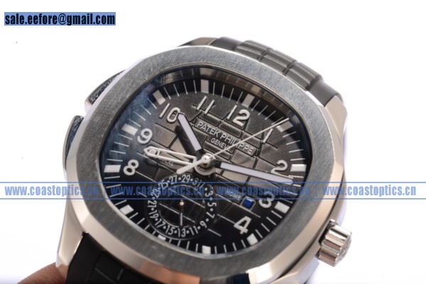 1:1 Perfect Replica Patek Philippe Aquanaut Travel Time Watch Steel 5164A-001