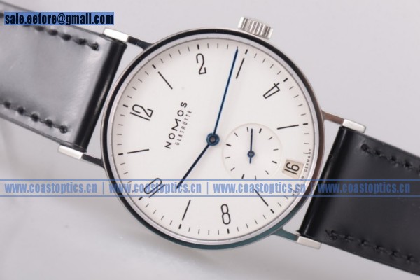 Nomos Glashutte Tangente 38 Watch Steel 123 Best Replica White Dial