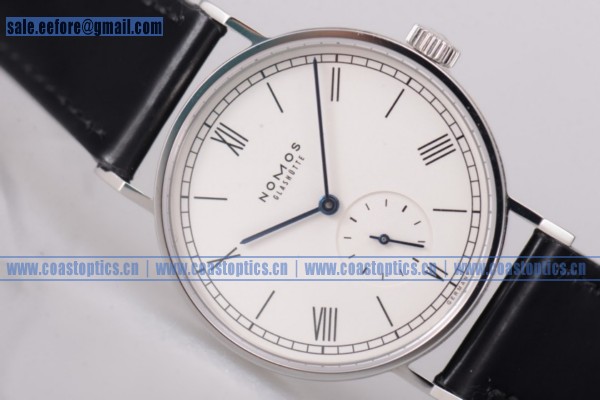 Nomos Glashutte Tangente 33 Watch Steel 123r Black Markers Best Replica