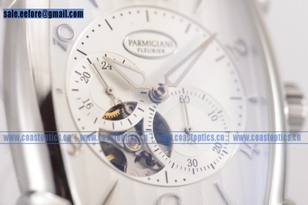 Parmigiani Kalpa Watch Steel PFC101-0001100-HA2442 Perfect Replica White Dial (AAAF)