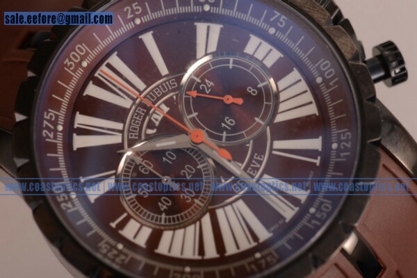 Replica Roger Dubuis Excalibur Chrono Watch PVD EX49-79-59-00/0AR01/B