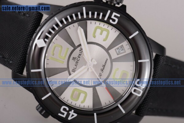 BlancPain 500 Fathoms Watch PVD Best Replica 50015-12B30-52A