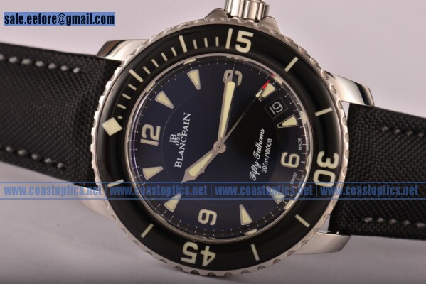 Blancpain Fifty Fathoms Bathyscaphe Automatic 1:1 Clone Replica Watch Steel 5015-1130-52 (ZF)