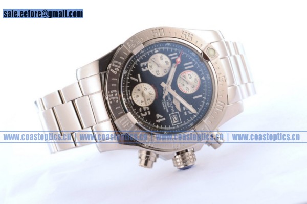 Perfect Replica Breitling Super Avenger II Watch Steel A1337111/BC29/168A (GF) - Click Image to Close