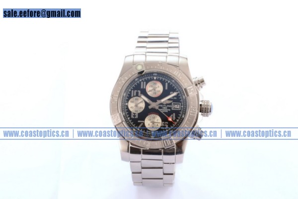 Perfect Replica Breitling Super Avenger II Watch Steel A1337111/BC29/168A (GF) - Click Image to Close