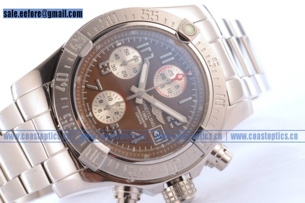 Perfect Replica Breitling Super Avenger II Watch Steel A13370R5-Q585BRCTS (GF)