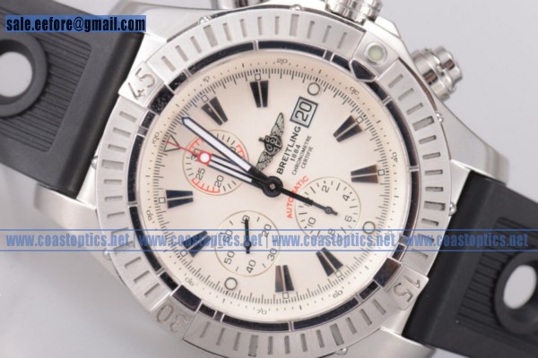 Perfect Replica Breitling Super Avenger Chrono Watch Steel A1337011-A660-135A (GF)