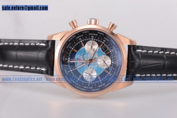 Breitling Transocean Chronograph Unitime Chrono Perfect Replica Watch Rose Gold AB0510U4/BB63 (GF)