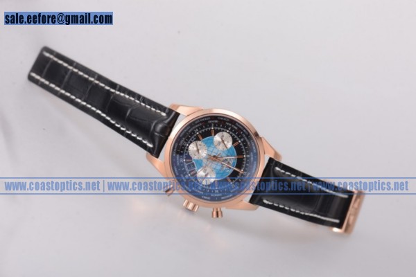 Breitling Transocean Chronograph Unitime Chrono Perfect Replica Watch Rose Gold AB0510U4/BB63 (GF)