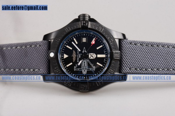 Perfect Replica Breitling Avenger II Seawolf Watch PVD M173316Y/BE72(H)