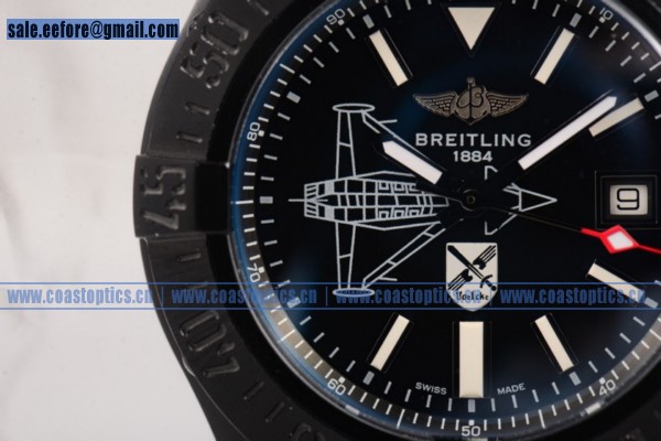 Perfect Replica Breitling Avenger II Seawolf Watch PVD M173316Y/BE72(H)