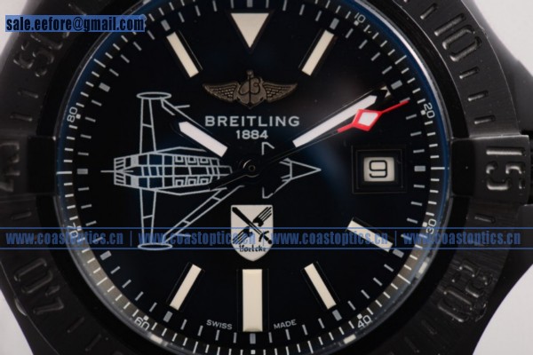 Perfect Replica Breitling Avenger II Seawolf Watch PVD M173316Y/BE72(H)