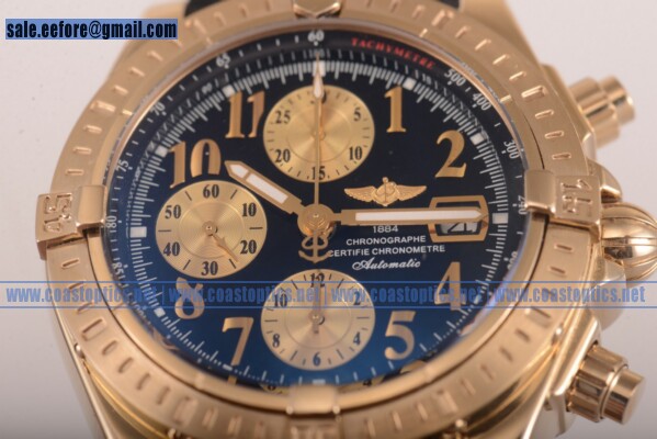 Perfect Replica Breitling Chronomat Evolution Watch Yellow Gold B1335654