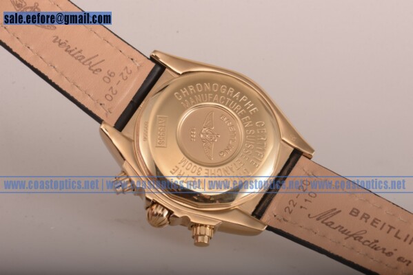 Perfect Replica Breitling Chronomat Evolution Watch Yellow Gold B1335654