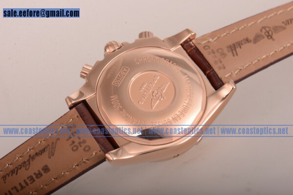 Breitling Perfect Replica Chronomat B01 Chrono Watch Rose Gold HB011012 - Click Image to Close