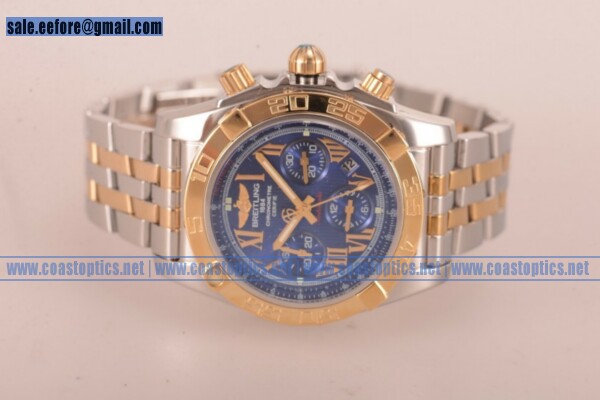 Perfect Replica Breitling Chronomat B01 Chrono Watch Yellow Gold CB011012.C784.375C