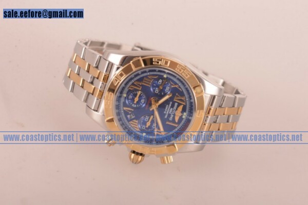 Perfect Replica Breitling Chronomat B01 Chrono Watch Yellow Gold CB011012.C784.375C