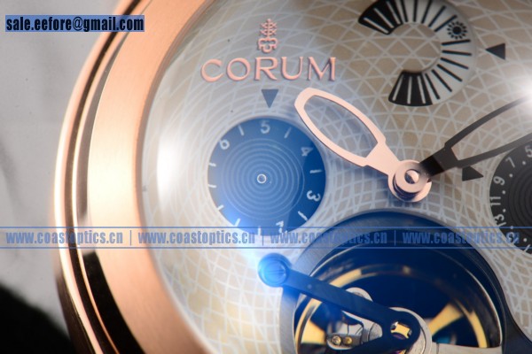 Corum Bubble Tourbillon Replica Watch Rose Gold L397/02976