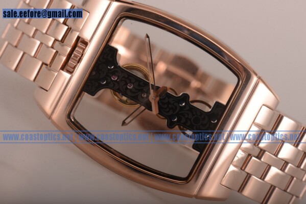 Replica Corum Golden Bridge Watch Rose Gold 313.150.55/V100 FK02 - Click Image to Close