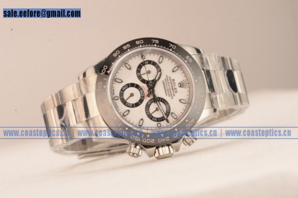 1:1 Clone Rolex Daytona Chrono Watch 904Steel 116500LN (N00B)