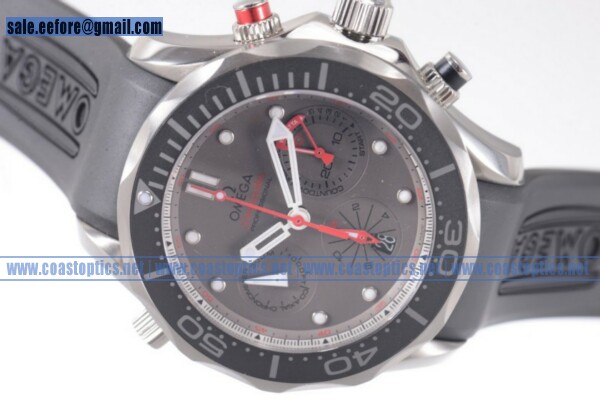 Omega Perfect Replica Seamaster Diver 300M ETNZ Chrono Watch Steel 212.92.44.50.99.001 (EF)