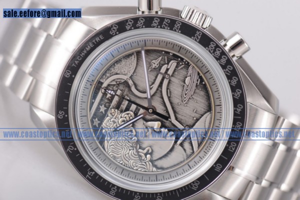 Omega Speedmaster Apollo XVII 40th Anniversary Edition Perfect Replica Chrono Watch Steel 311.30.42.30.99.002 (EF)