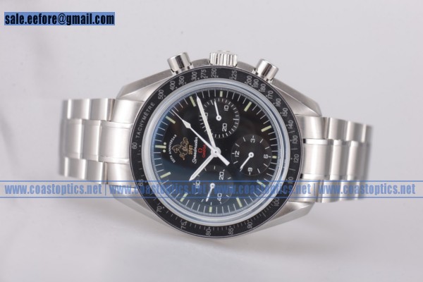 Perfect Replica Omega Speedmaster Moonwatch 50th Anniversary Special Edition Chrono Watch Steel 311.30.42.30.01.001 (EF) - Click Image to Close