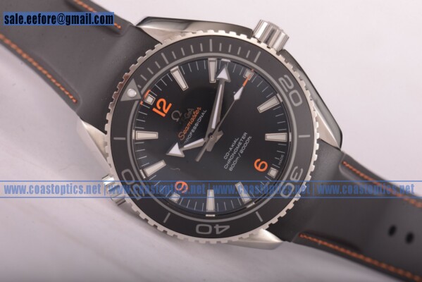 Omega Seamaster Planet Ocean 600M Co-axial GMT Watch Steel 232.32.44.22.01.002 Perfect Replica (EF)
