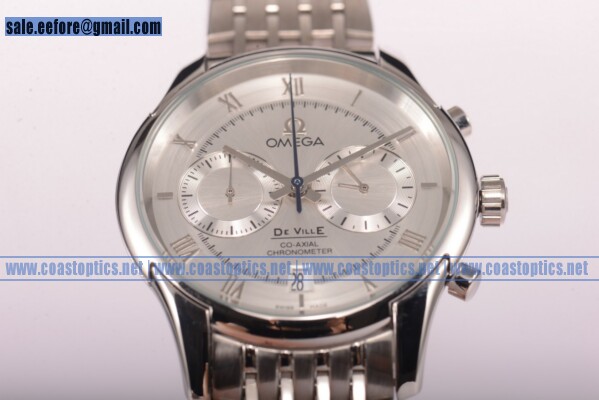 Omega Replica De Ville Co-Axial Watch Steel 431.10.42.51.02.001