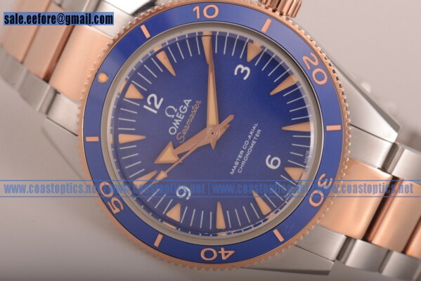 Omega Seamaster 300 Master Co-Axial Watch Two Tone 233.60.41.21.03.001 Best Replica