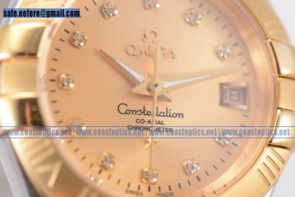 Omega Constellation Ladies Watch Two Tone 12320246008001 Best Replica - Click Image to Close