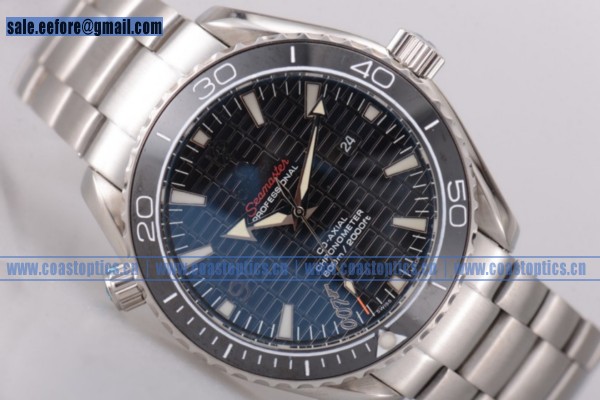 Omega Seamaster Planet Ocean Watch Steel 232.30.42.21.01.004 Replica Black Dial