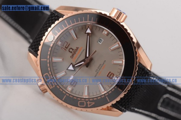 Omega Seamaster Planet Ocean 600M Watch Rose Gold 215.63.46.22.01.005 Perfect Replica (EF)
