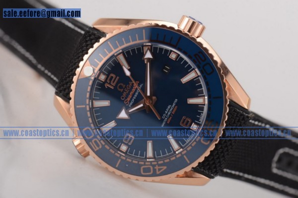 Omega Seamaster Planet Ocean 600M Perfect Replica Watch Rose Gold 215.63.46.22.01.006 (EF)