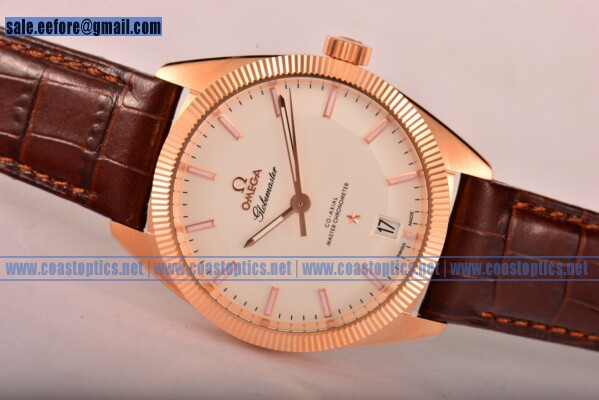 Perfect Replica Omega Constellation Globemaster Co-Axial Master Chronometer Watch Rose Gold 130.53.39.21.02.001