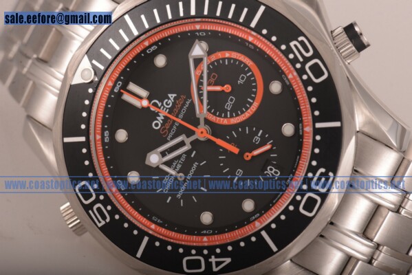 Replica Omega Seamaster 300m Diver "ETNZ" Limited Edition Automatic Chrono Watch Steel OM-328