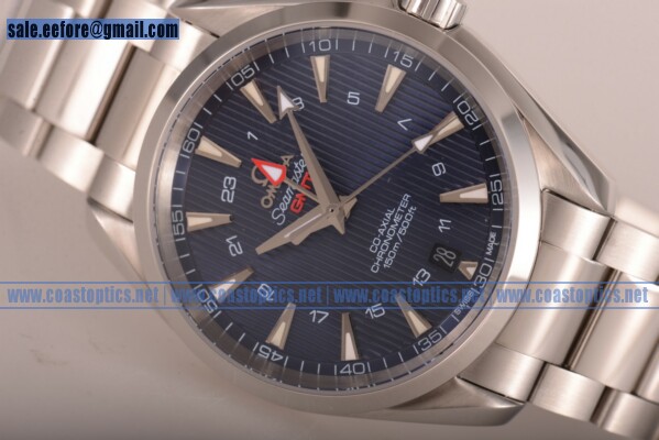 Omega Perfect Replica Aqua Terra 150m GMT Watch Steel 231.10.43.22.03.001