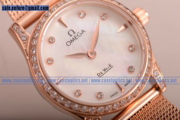 Replica Omega De Ville Prestige Watch Rose Gold 424.55.33.20.55.002G - Click Image to Close