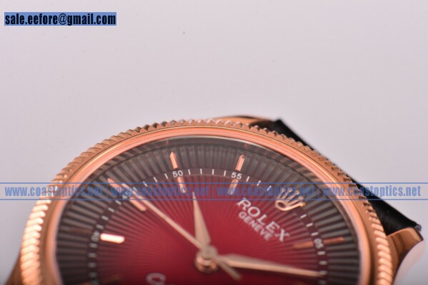 Rolex Cellini Time Watch Rose Gold 50506 red Replica