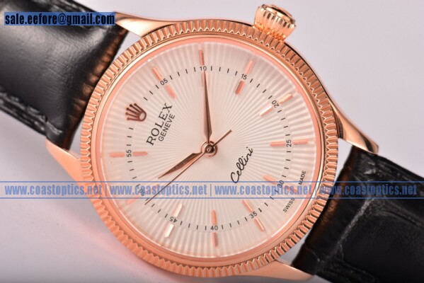 Rolex Cellini Time Watch Rose Gold Replica 50506