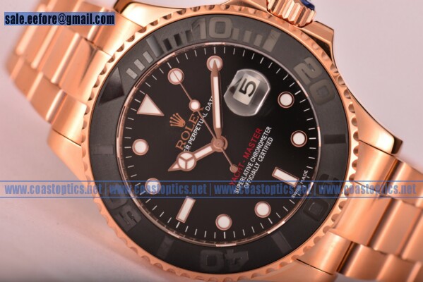 Rolex Yacht-Master Watch Rose Gold 116555 Replica