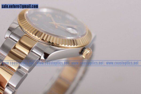 1:1 Replica Rolex Datejust II 41mm Watch Two Tone 116333 bbro (BP)