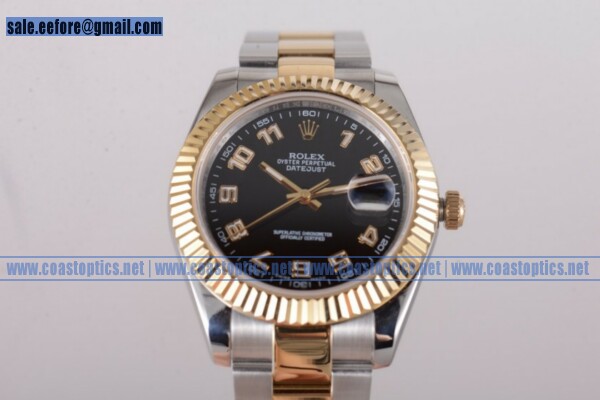 1:1 Replica Rolex Datejust II 41mm Watch Two Tone 116333 bbro (BP)