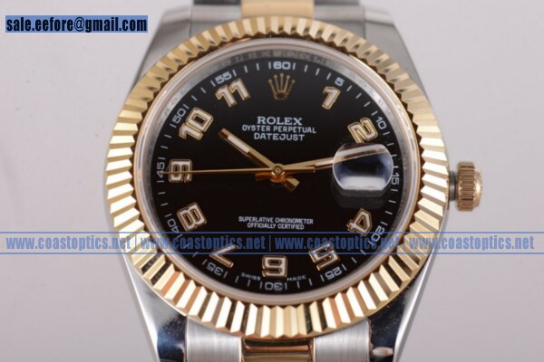 1:1 Replica Rolex Datejust II 41mm Watch Two Tone 116333 bbro (BP)